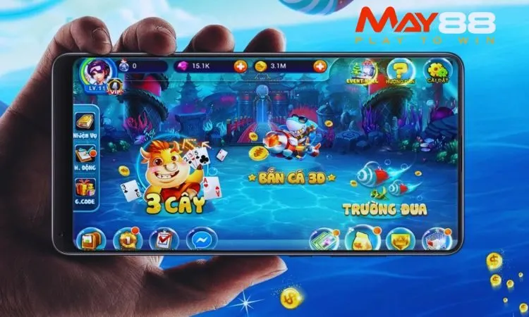 Hình ảnh sống động trong game vua bắn cá